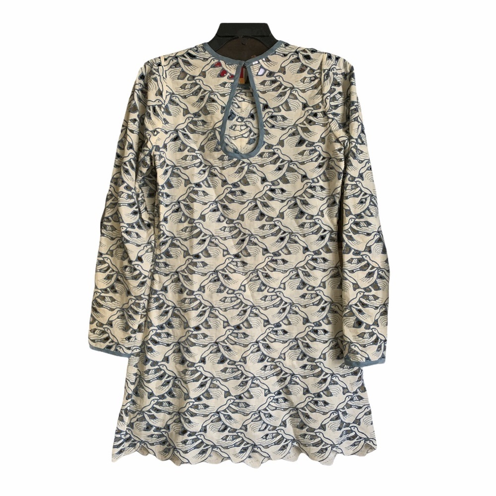Sretsis rodarte Embroidered 60s vintage Cut Out lace Bird Dress xs babydoll 2 0 - Picture 2 of 6